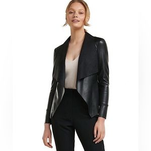NWT Ever New Lara Waterfall Jacket, Black